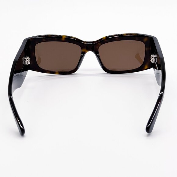 NEW BALENCIAGA BB0360S 002 SUNGLASSES UNISEX HAVANA RECTANGULAR BALENCIAGA - Picture 8 of 12